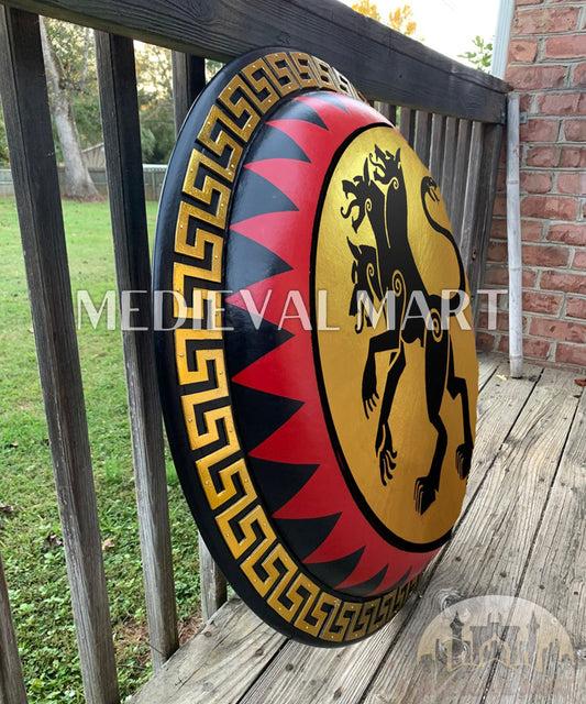 MEDIEVALMART AU First Avengers Steve Rogers Damaged Shield | Gift for Cosplayer