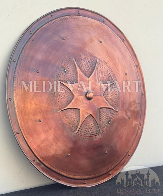 MEDIEVALMART AU First Avengers Steve Rogers Damaged Shield | Gift for Cosplayer