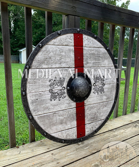 MEDIEVALMART AU First Avengers Steve Rogers Damaged Shield | Gift for Cosplayer
