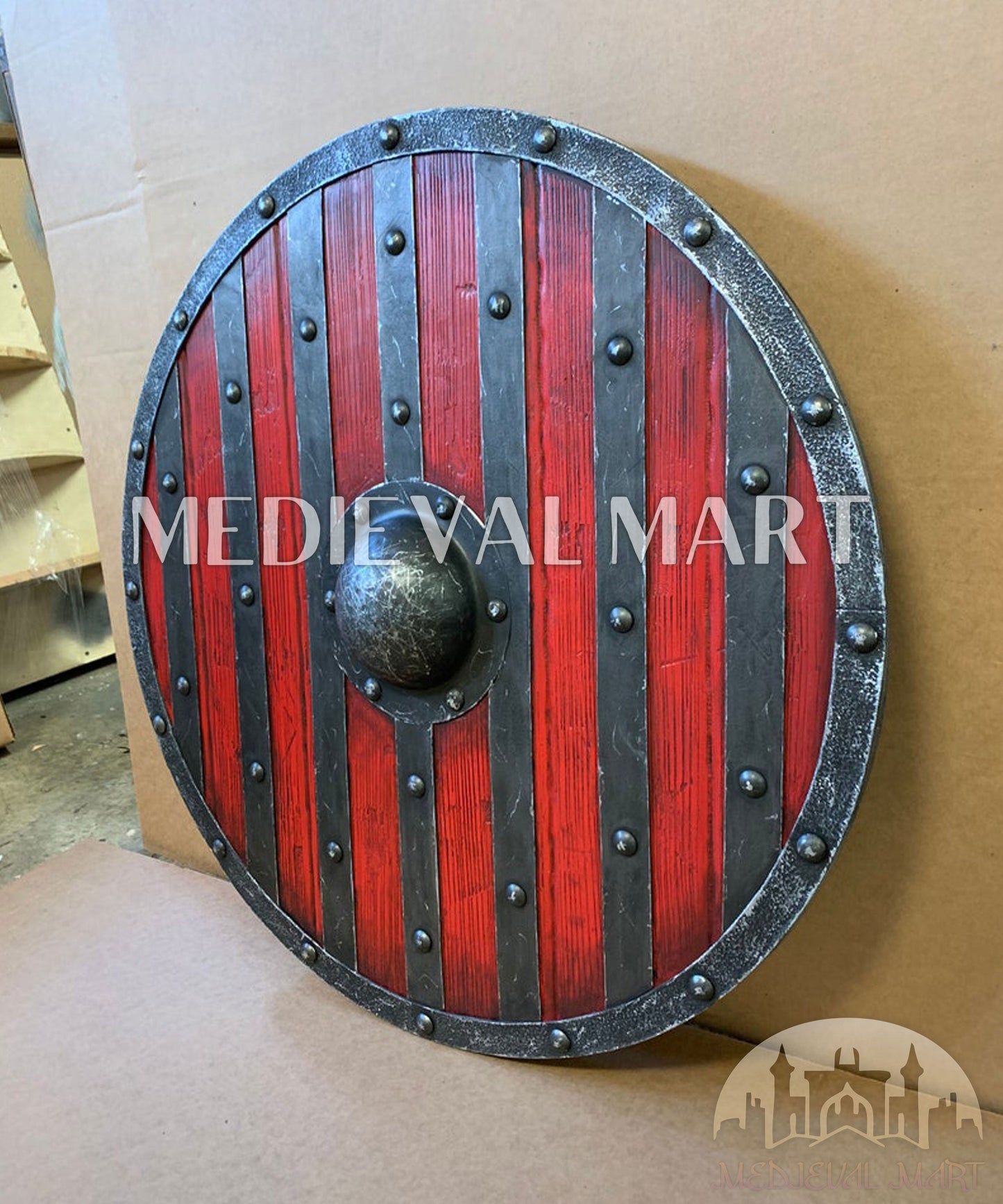 MEDIEVALMART AU First Avengers Steve Rogers Damaged Shield | Gift for Cosplayer