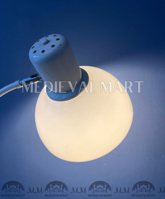 MEDIEVALMART AU Vintage Mid Century Silver Dijkstra Space Age Floor Lamp