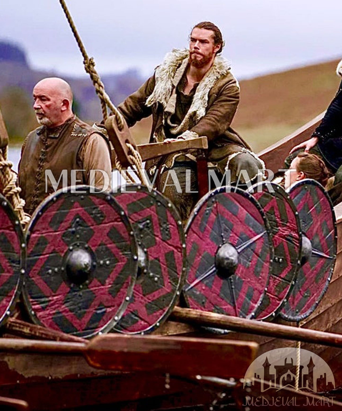 MEDIEVALMART AU First Avengers Steve Rogers Damaged Shield | Gift for Cosplayer