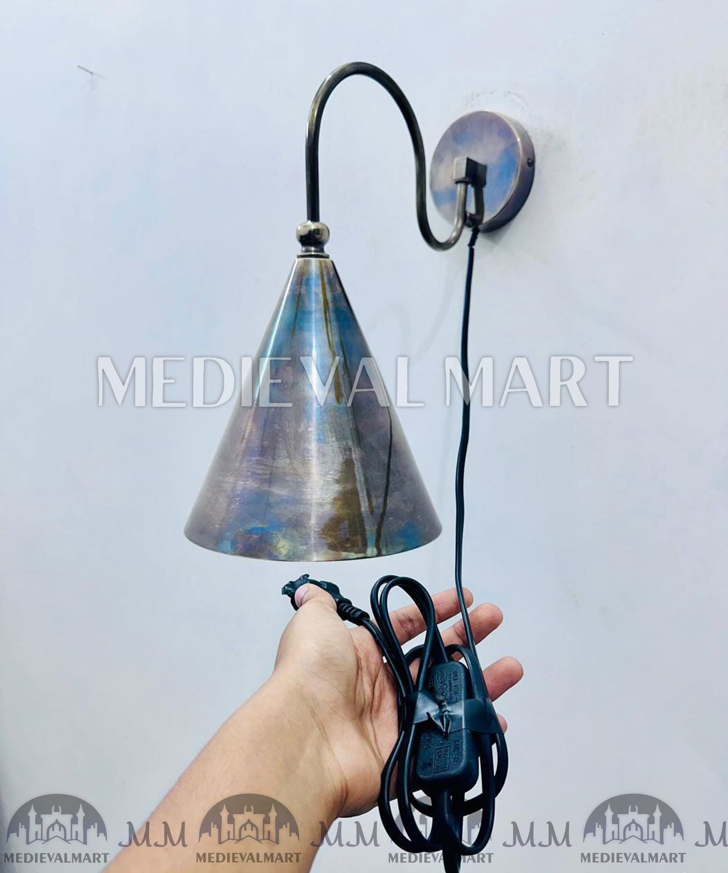 MEDIEVALMART AU European Greaves Knight English Legs Armor "Buff Polish"