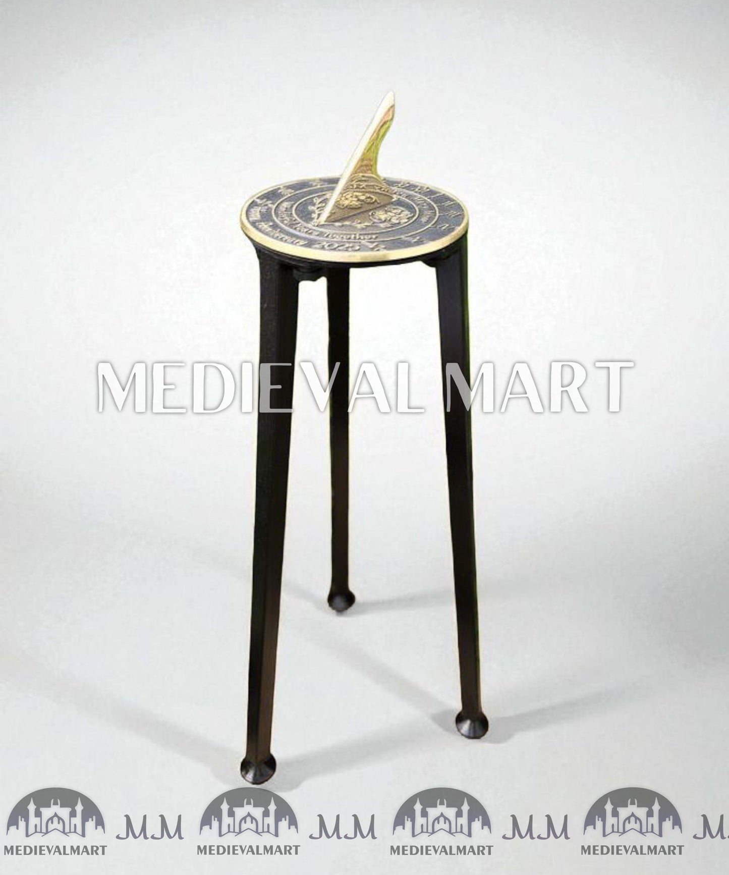 MEDIEVALMART AU Iconic Viking's Jarl Borg Iron Spikes Battleworn Viking Wooden Shield | Gifts For Dad