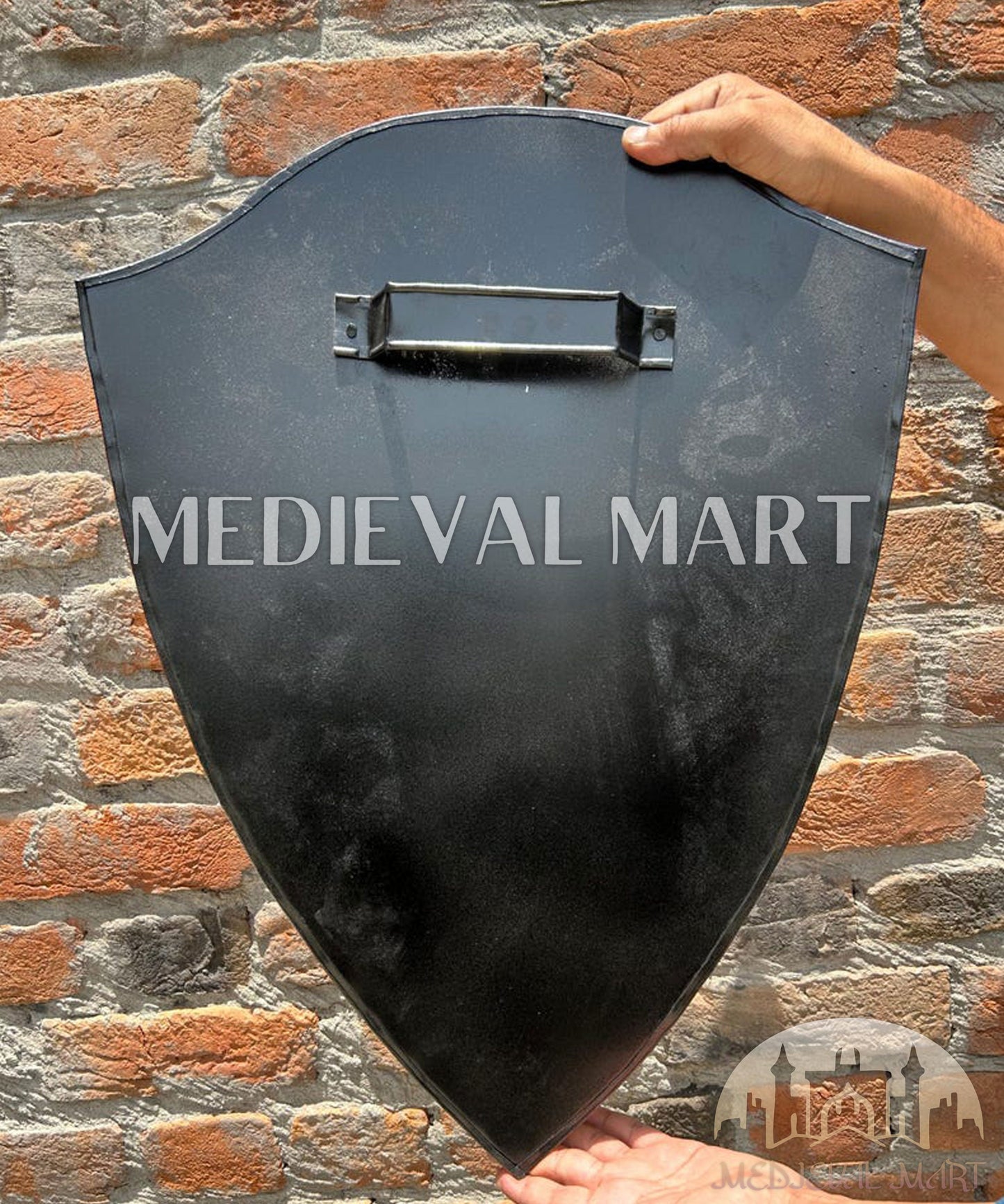 MEDIEVALMART AU First Avengers Steve Rogers Damaged Shield | Gift for Cosplayer