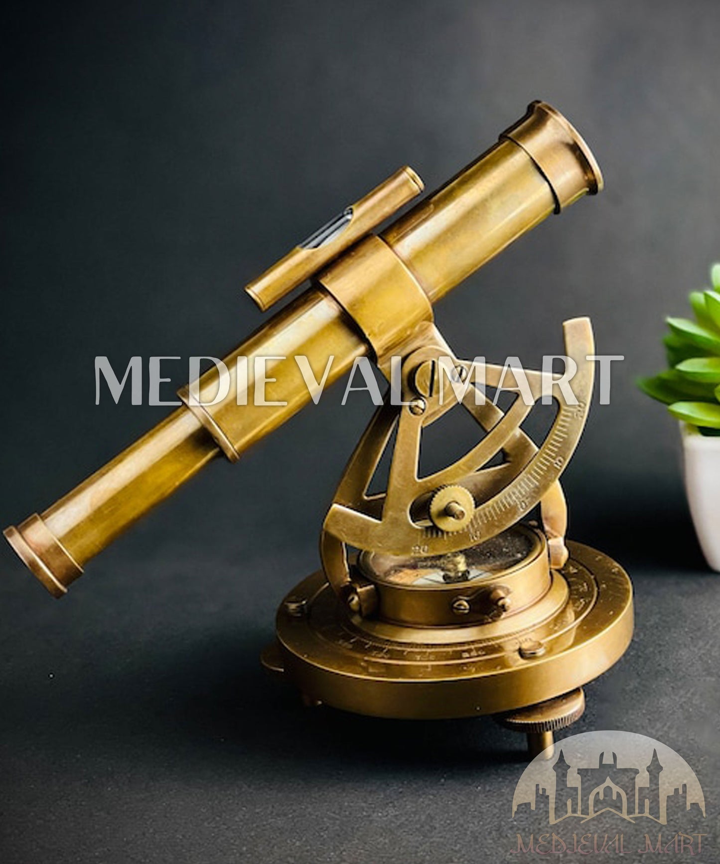 MEDIEVALMART AU "Achilles" Gold Finish Trojan Warrior Helmet W/H Free Stand | Troy Props