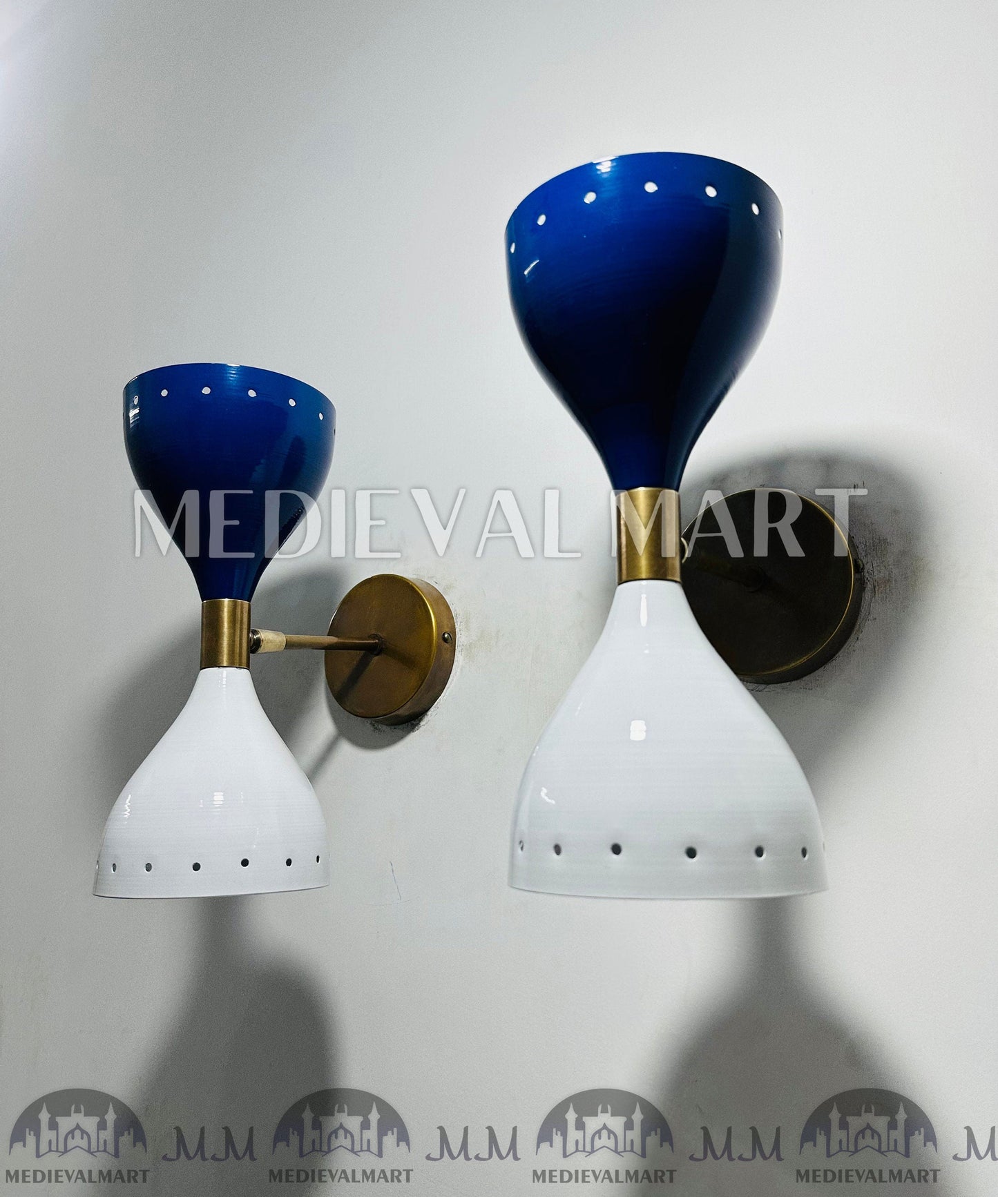 MEDIEVALMART AU European Greaves Knight English Legs Armor "Buff Polish"