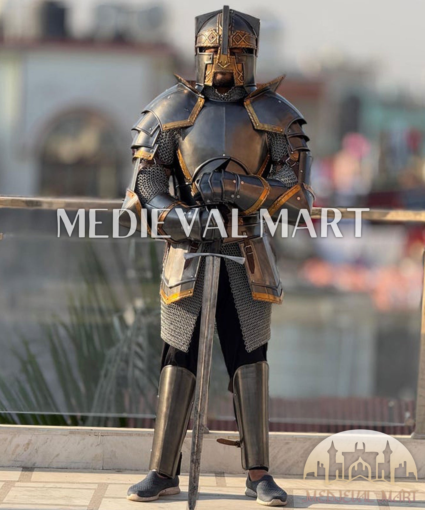 MEDIEVALMART AU Antique Finish “100 Years Calendar” Engraved Compass W/H “VintageVault” Case | Gift For Dad, Gift For Mom