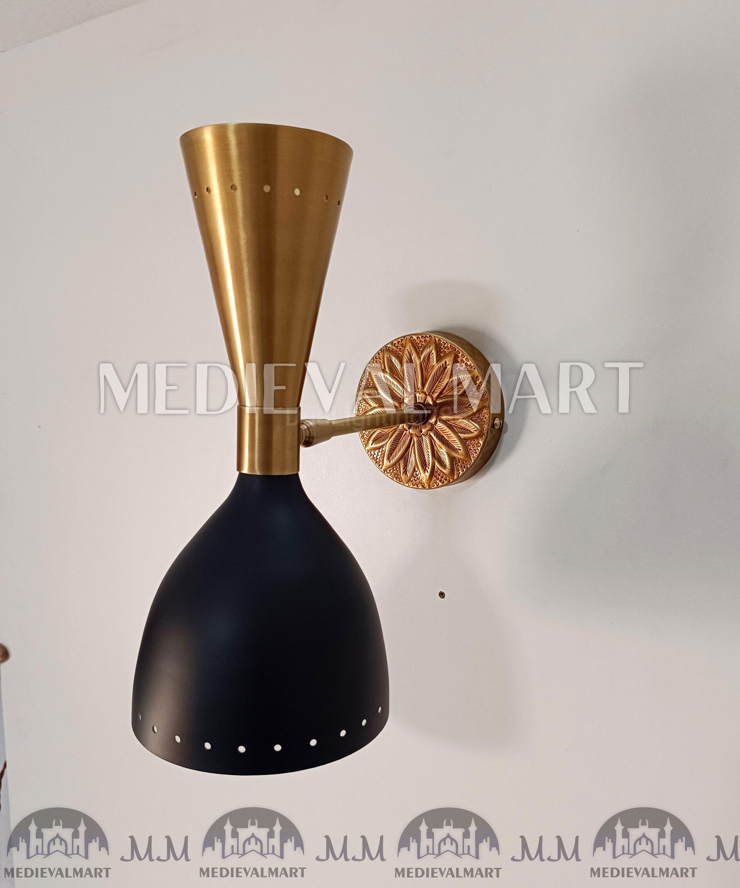 MEDIEVALMART AU European Greaves Knight English Legs Armor "Buff Polish"