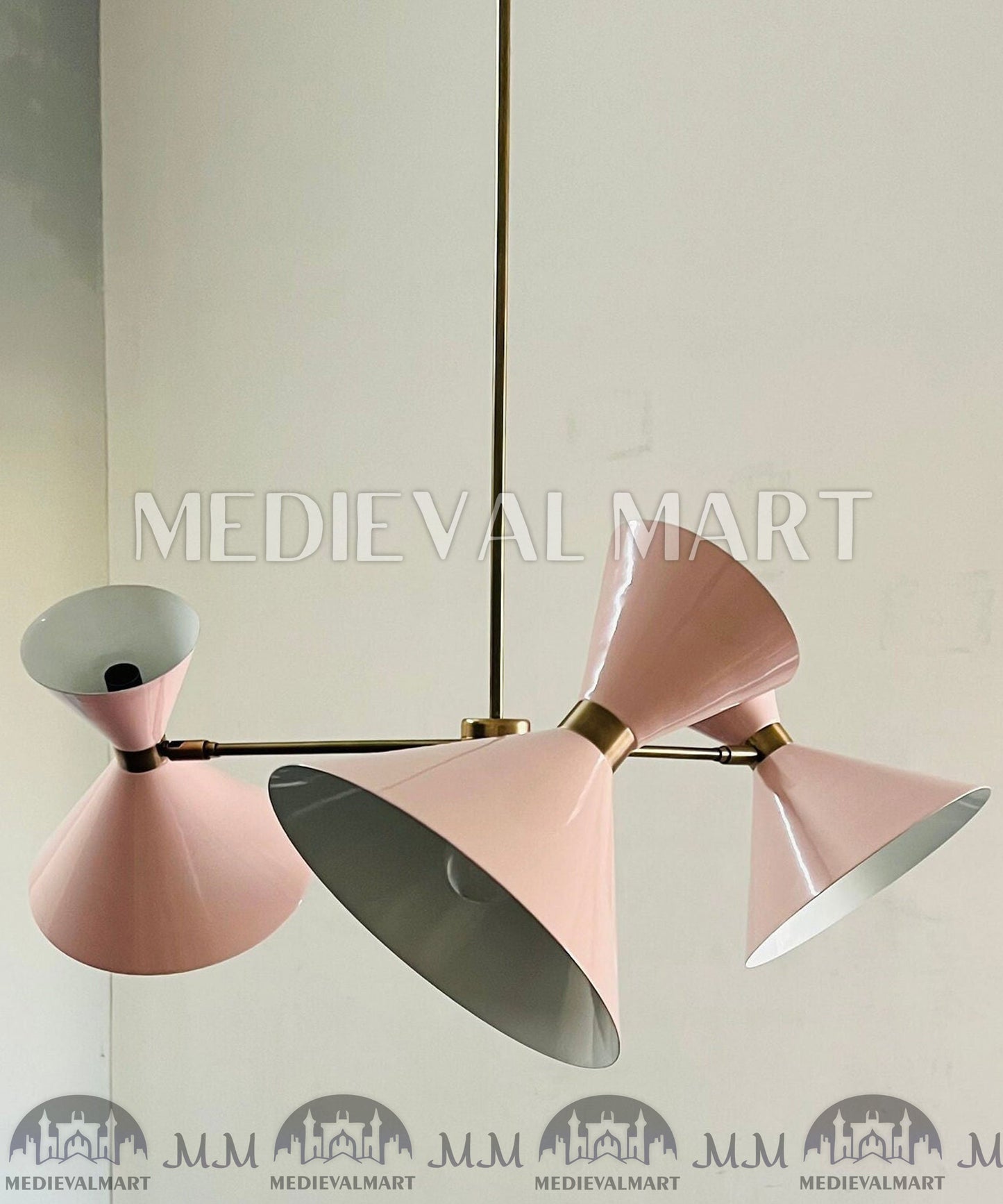 MEDIEVALMART AU European Greaves Knight English Legs Armor "Buff Polish"