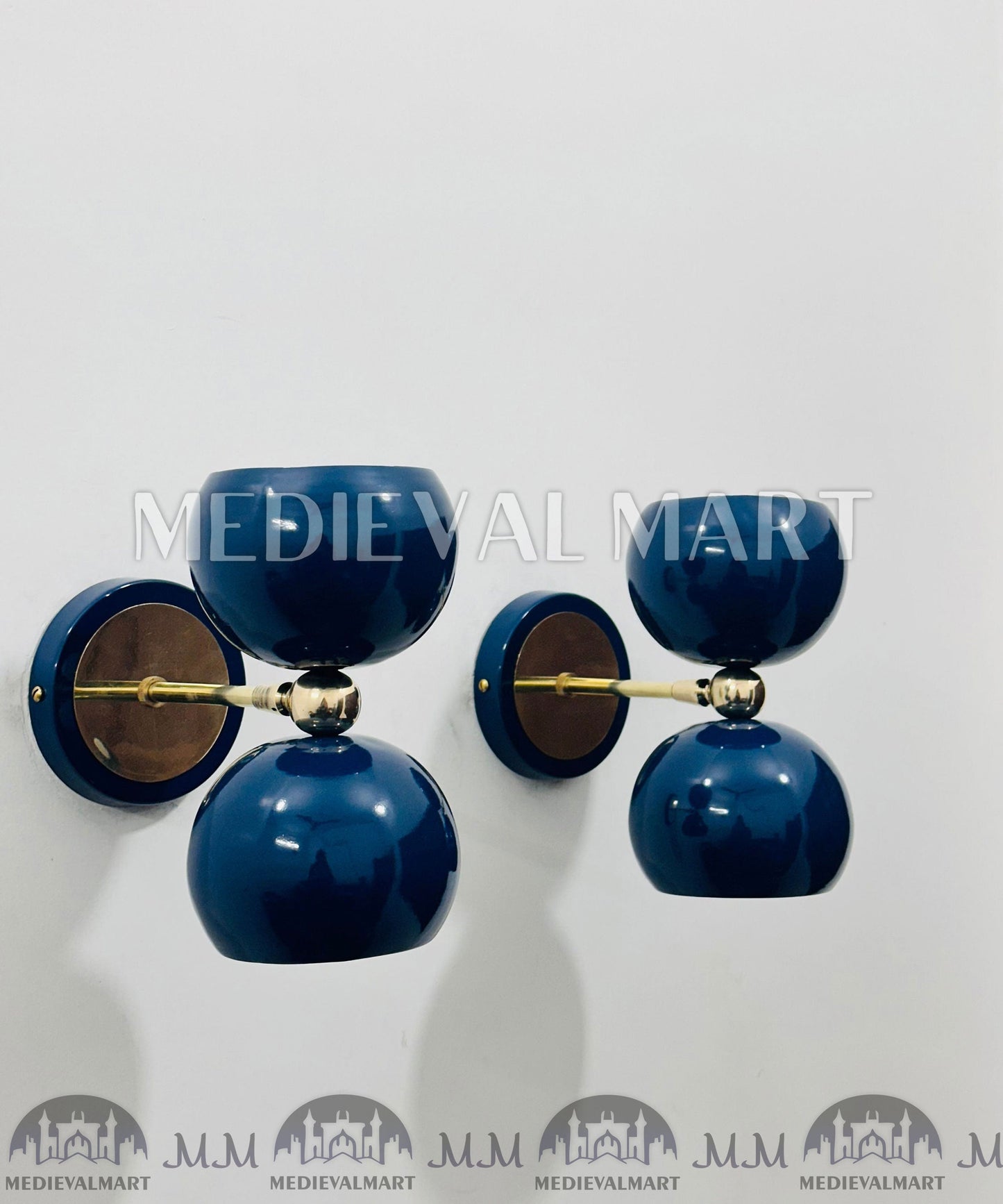 MEDIEVALMART AU European Greaves Knight English Legs Armor "Buff Polish"