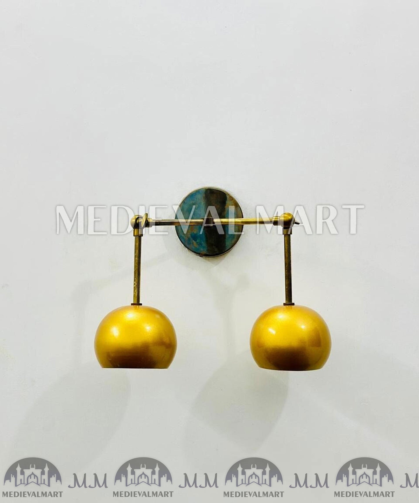 MEDIEVALMART AU European Greaves Knight English Legs Armor "Buff Polish"