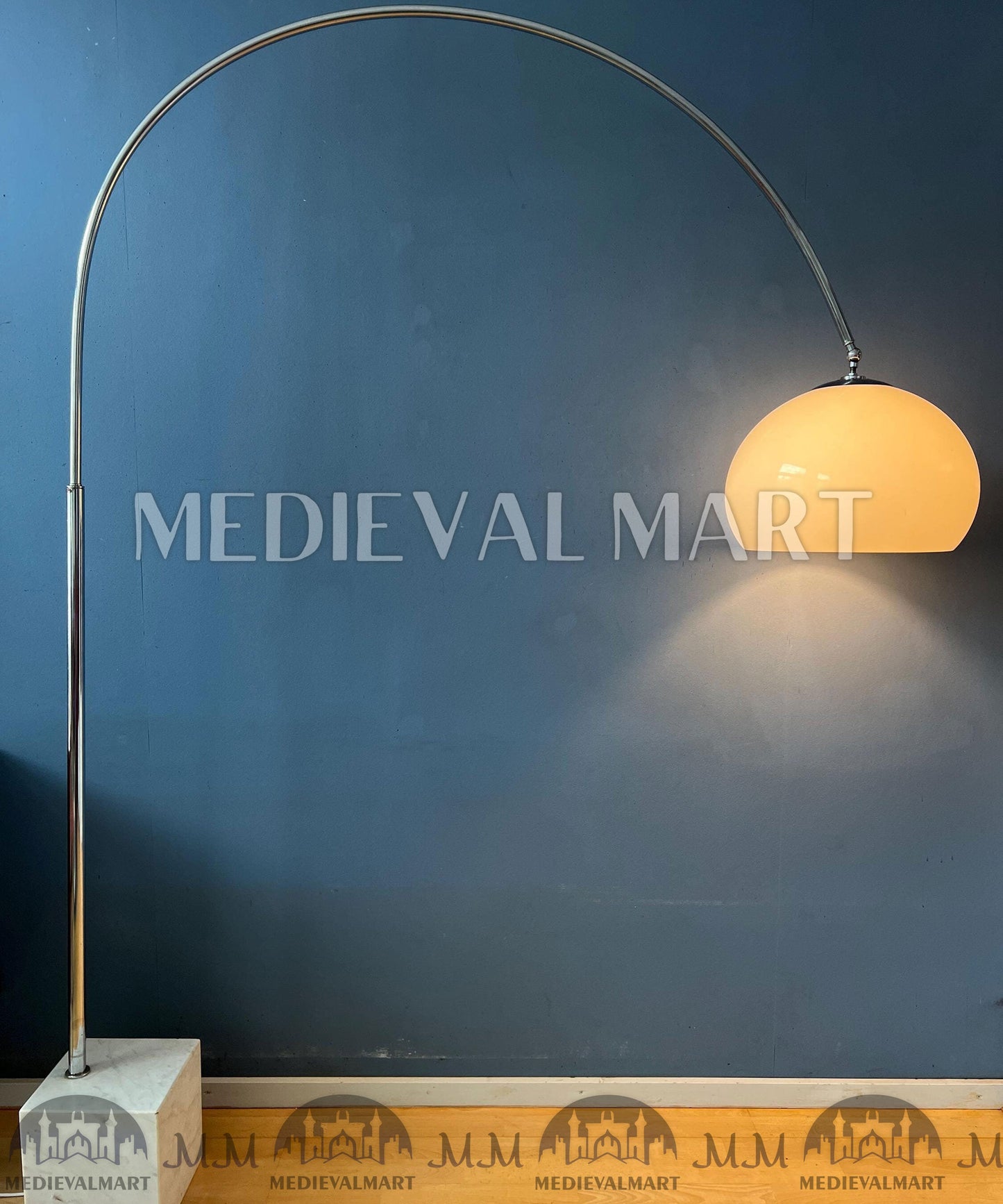 MEDIEVALMART AU European Greaves Knight English Legs Armor "Buff Polish"