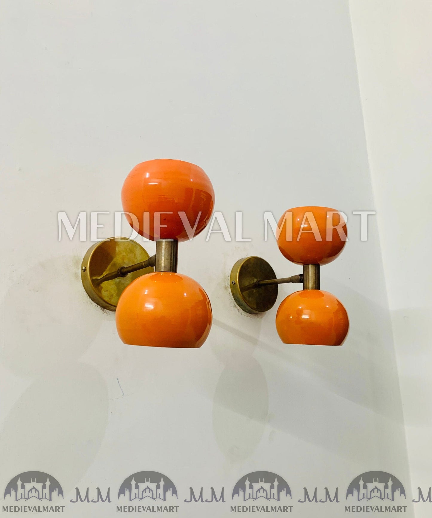 MEDIEVALMART AU European Greaves Knight English Legs Armor "Buff Polish"