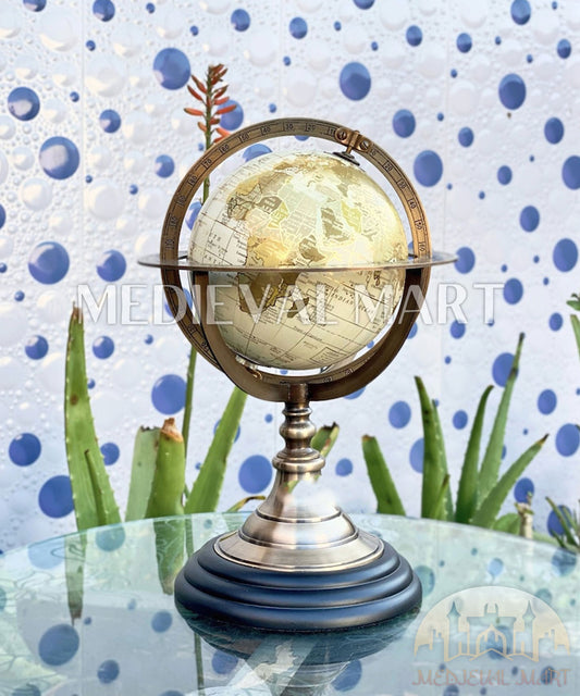 MEDIEVALMART AU "Achilles" Gold Finish Trojan Warrior Helmet W/H Free Stand | Troy Props