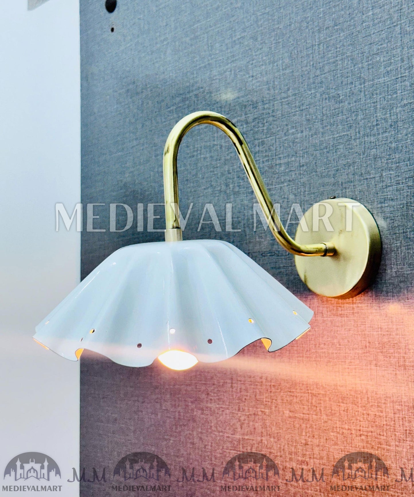 MEDIEVALMART AU European Greaves Knight English Legs Armor "Buff Polish"