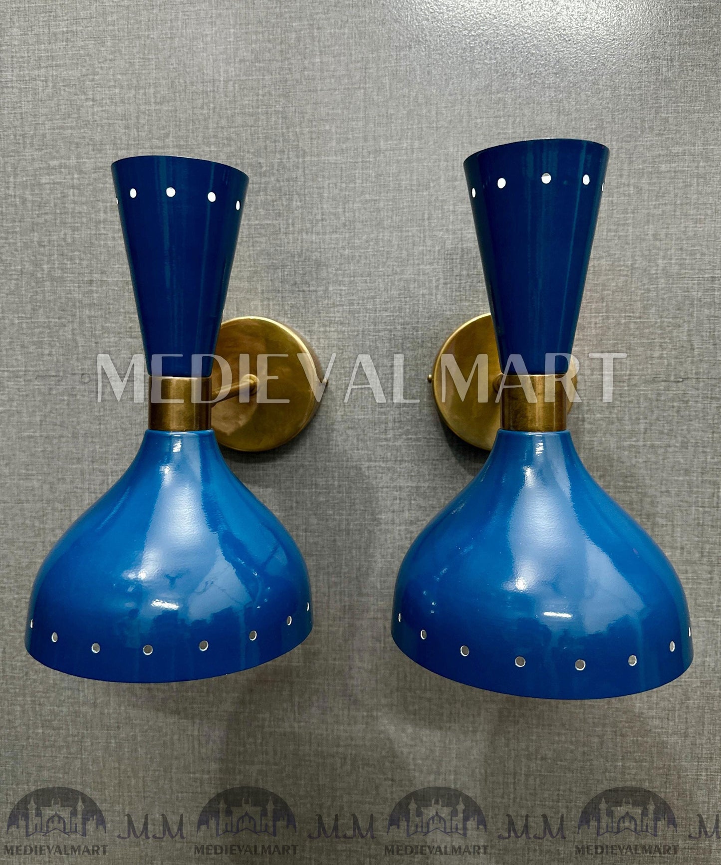 MEDIEVALMART AU European Greaves Knight English Legs Armor "Buff Polish"