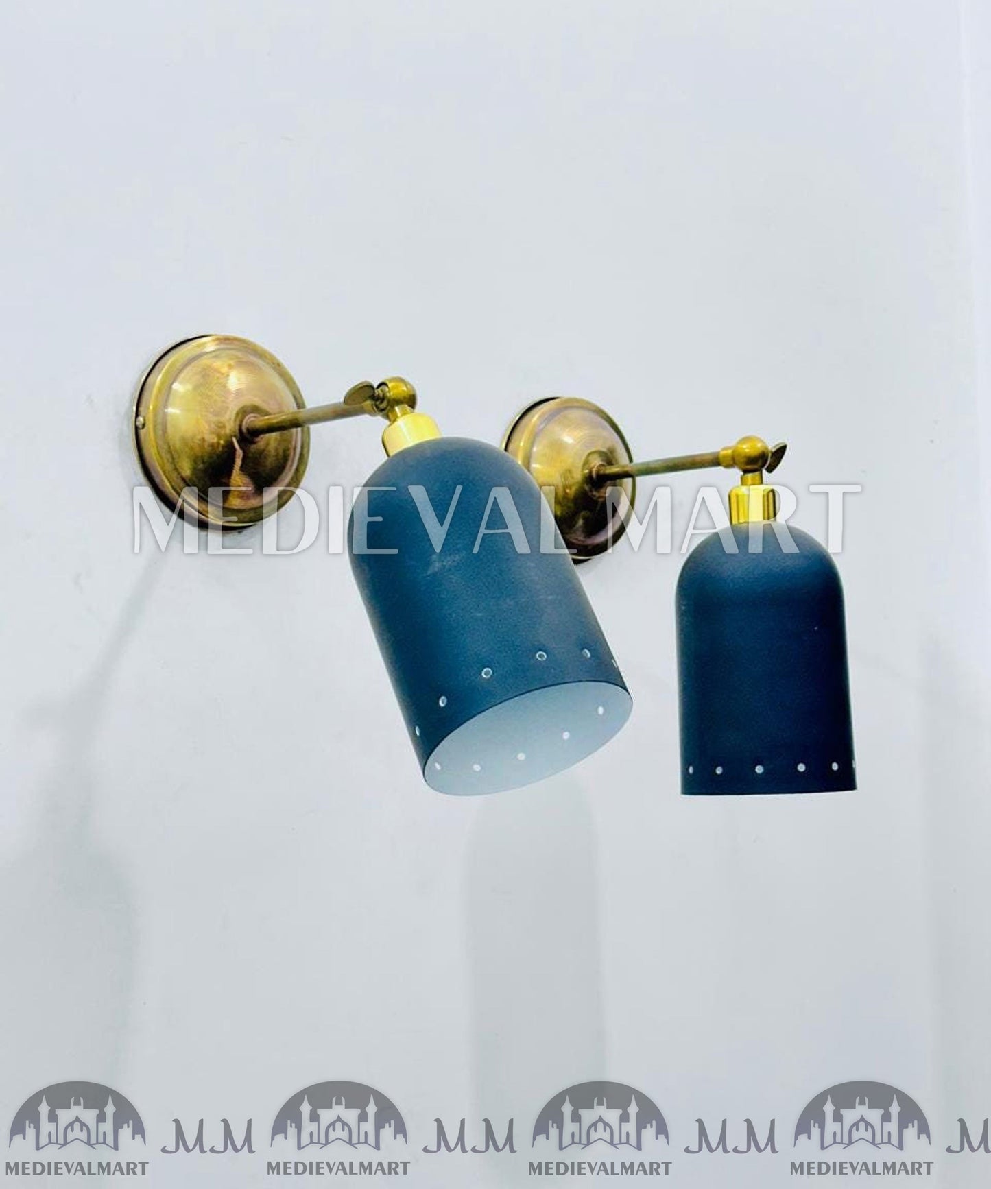 MEDIEVALMART AU European Greaves Knight English Legs Armor "Buff Polish"