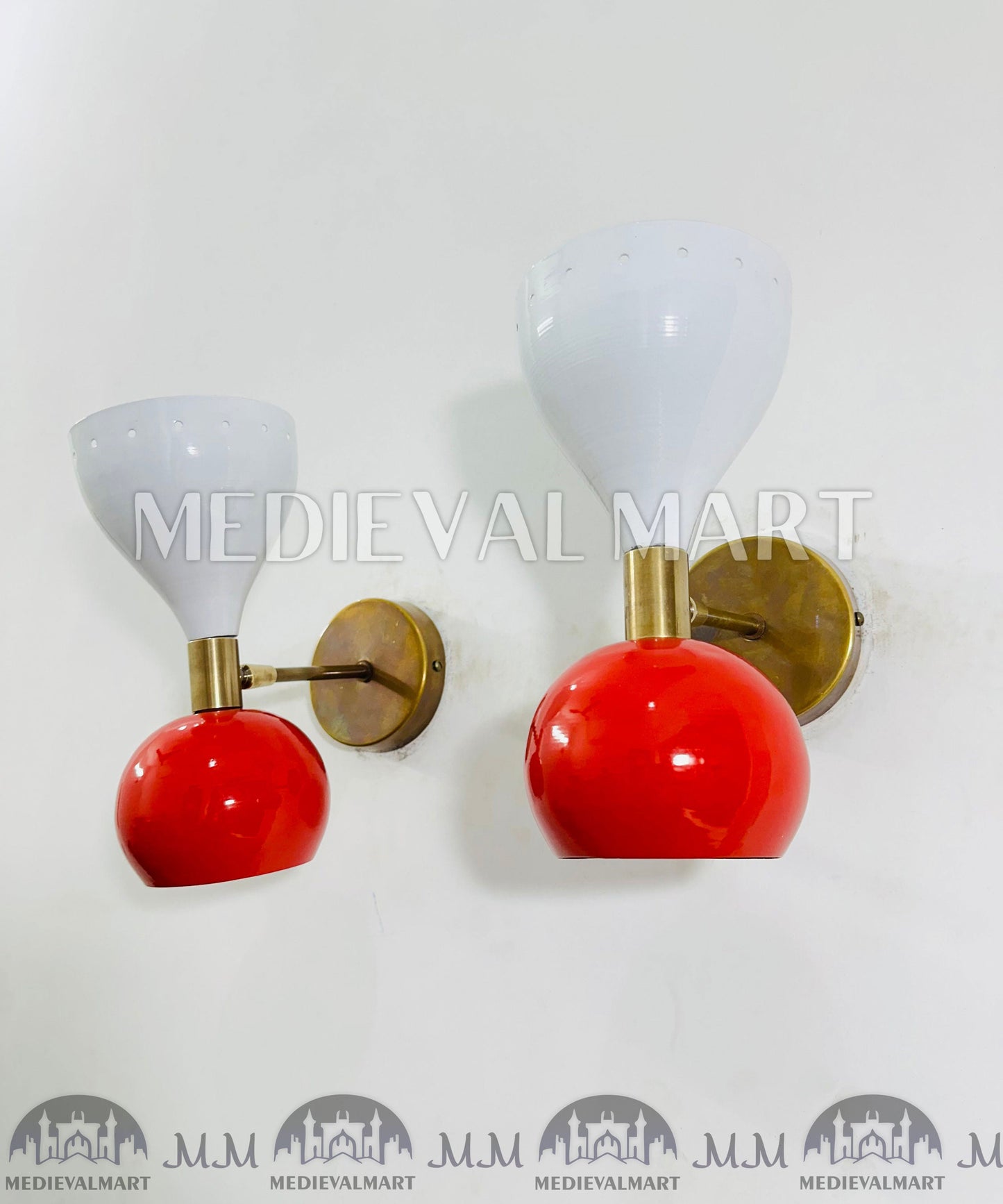 MEDIEVALMART AU European Greaves Knight English Legs Armor "Buff Polish"