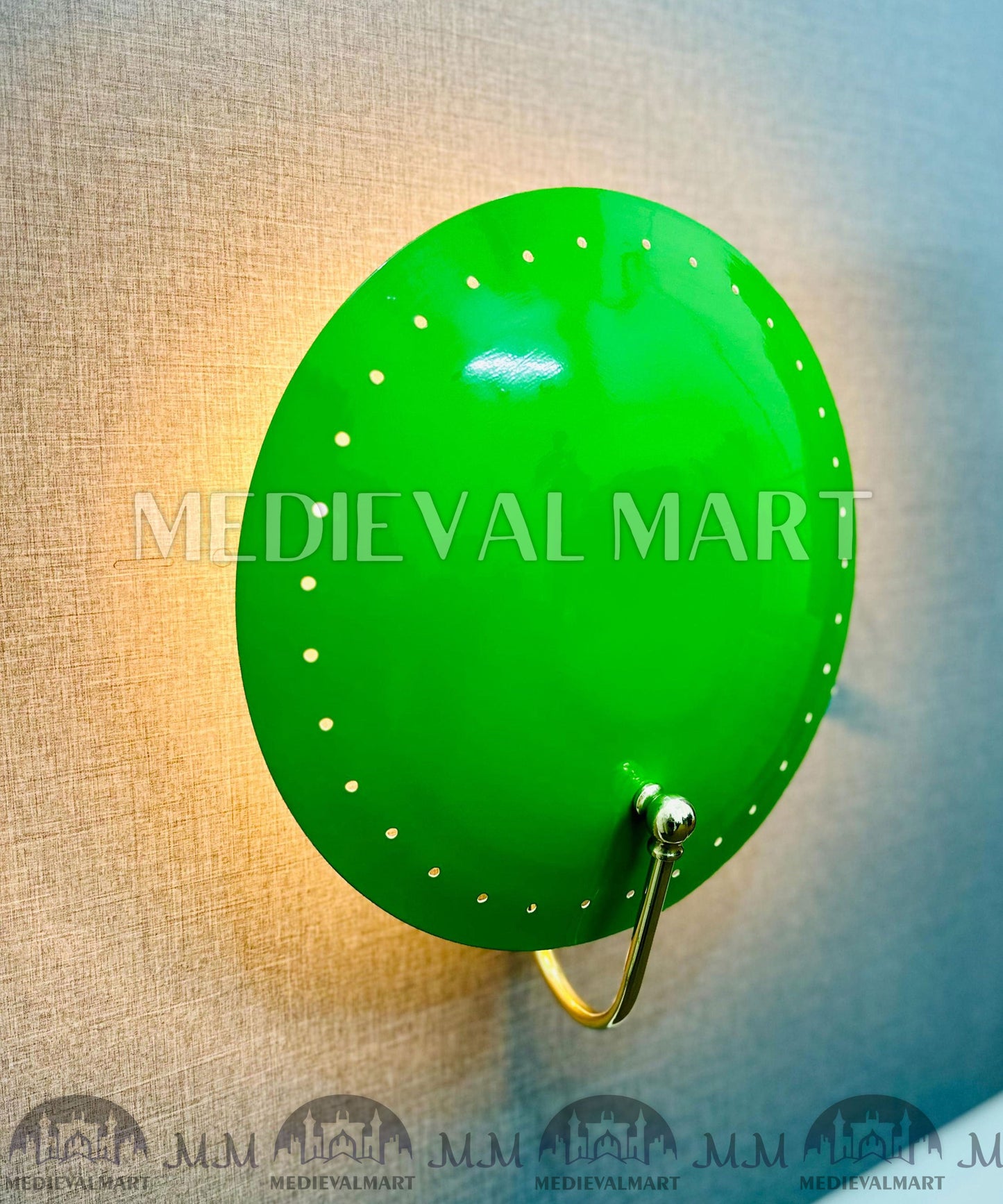 MEDIEVALMART AU European Greaves Knight English Legs Armor "Buff Polish"