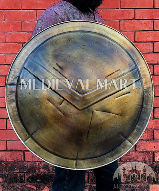 MEDIEVALMART AU First Avengers Steve Rogers Damaged Shield | Gift for Cosplayer