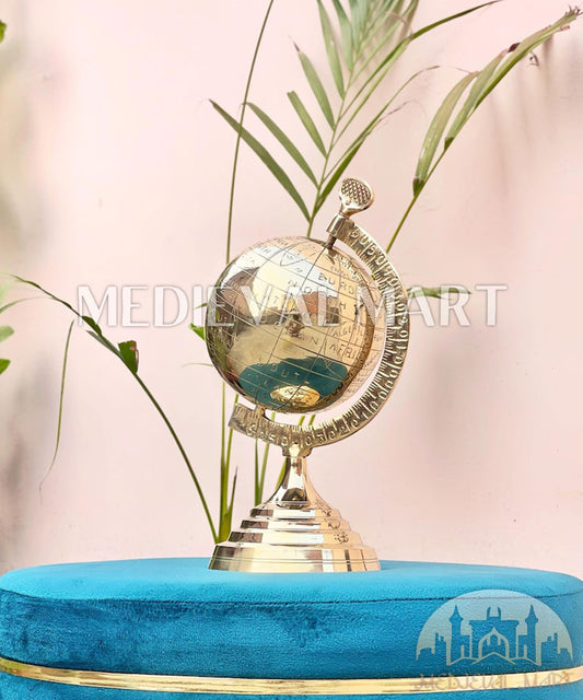 MEDIEVALMART AU "Achilles" Gold Finish Trojan Warrior Helmet W/H Free Stand | Troy Props