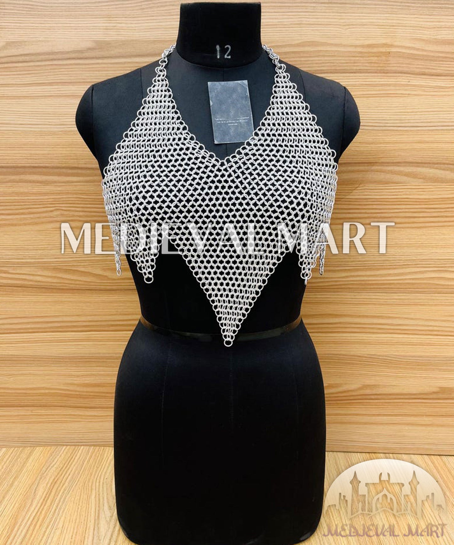 MEDIEVALMART AU Iconic Viking's Jarl Borg Iron Spikes  Battleworn Viking Wooden Shield | Gifts For Dad