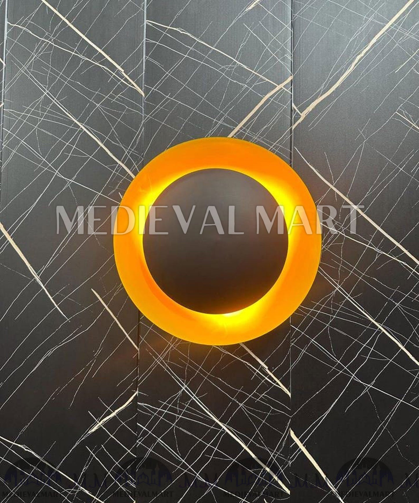 MEDIEVALMART AU European Greaves Knight English Legs Armor "Buff Polish"