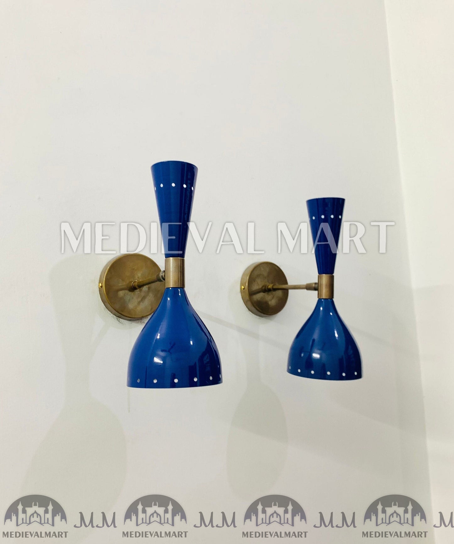 MEDIEVALMART AU European Greaves Knight English Legs Armor "Buff Polish"