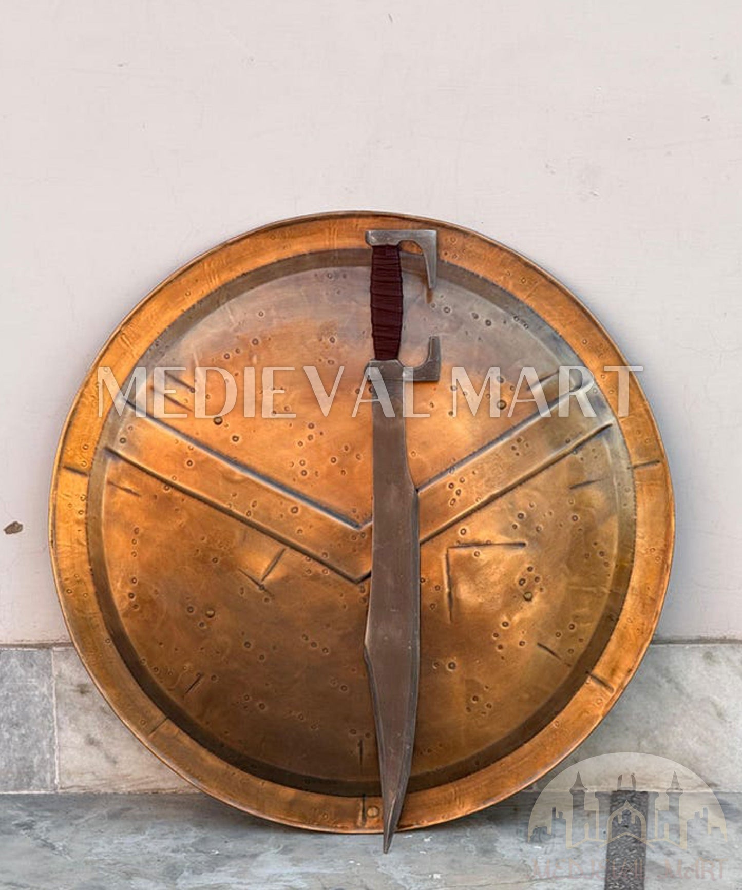 MEDIEVALMART AU First Avengers Steve Rogers Damaged Shield | Gift for Cosplayer