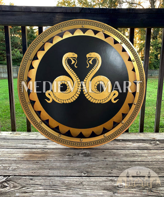 MEDIEVALMART AU First Avengers Steve Rogers Damaged Shield | Gift for Cosplayer