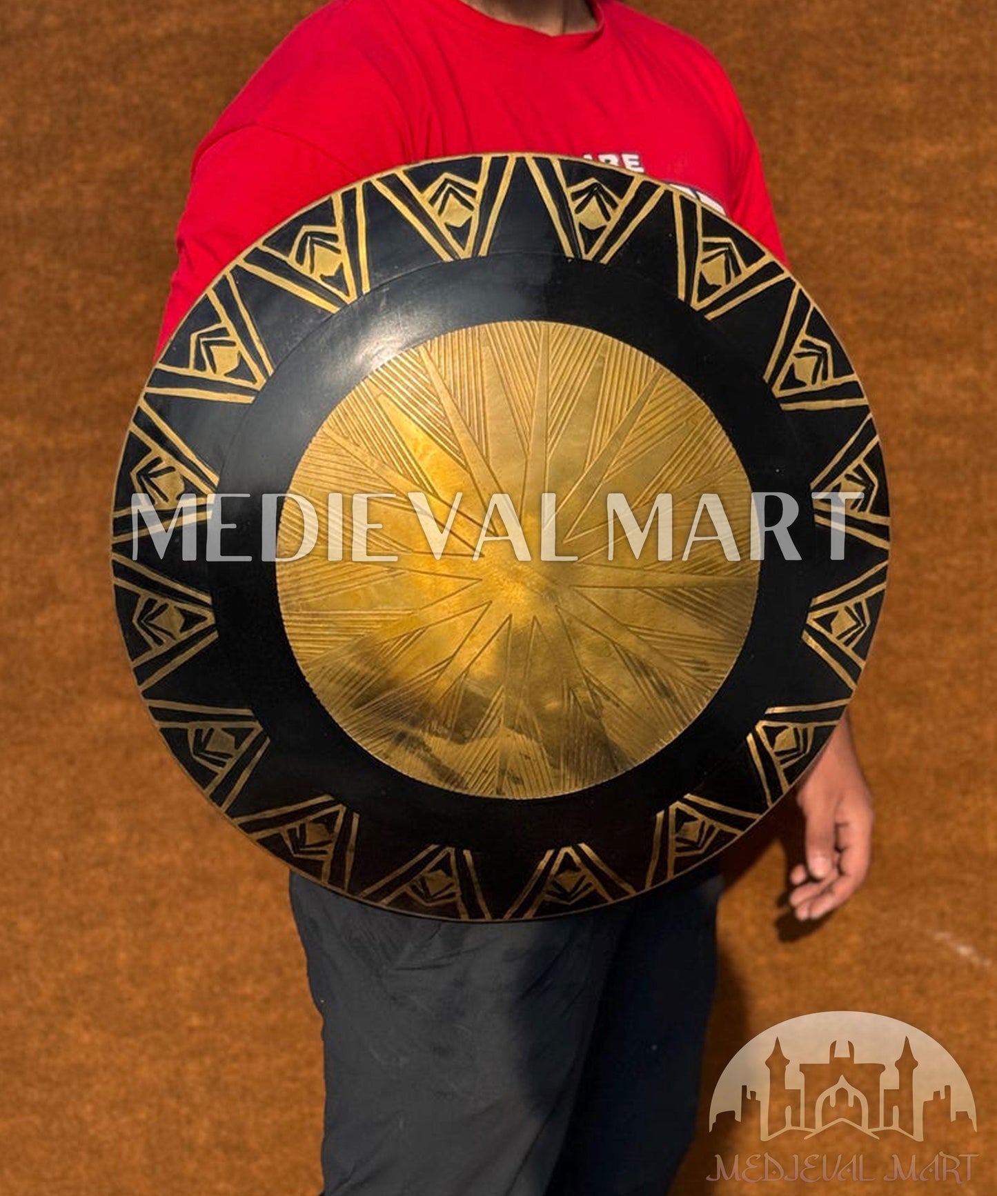 MEDIEVALMART AU Great Fantasy Helmet With Metal Horns or Free Stand | LARP Props