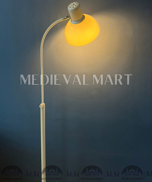 MEDIEVALMART AU Vintage Mid Century Silver Dijkstra Space Age Floor Lamp
