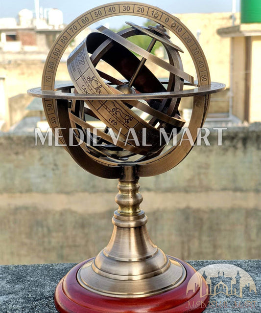 MEDIEVALMART AU "Achilles" Gold Finish Trojan Warrior Helmet W/H Free Stand | Troy Props