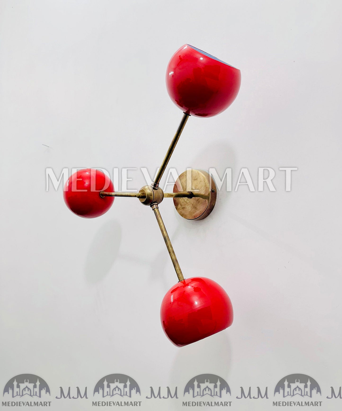 MEDIEVALMART AU European Greaves Knight English Legs Armor "Buff Polish"