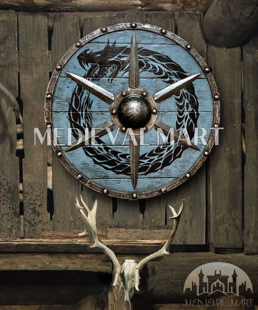 MEDIEVALMART AU First Avengers Steve Rogers Damaged Shield | Gift for Cosplayer