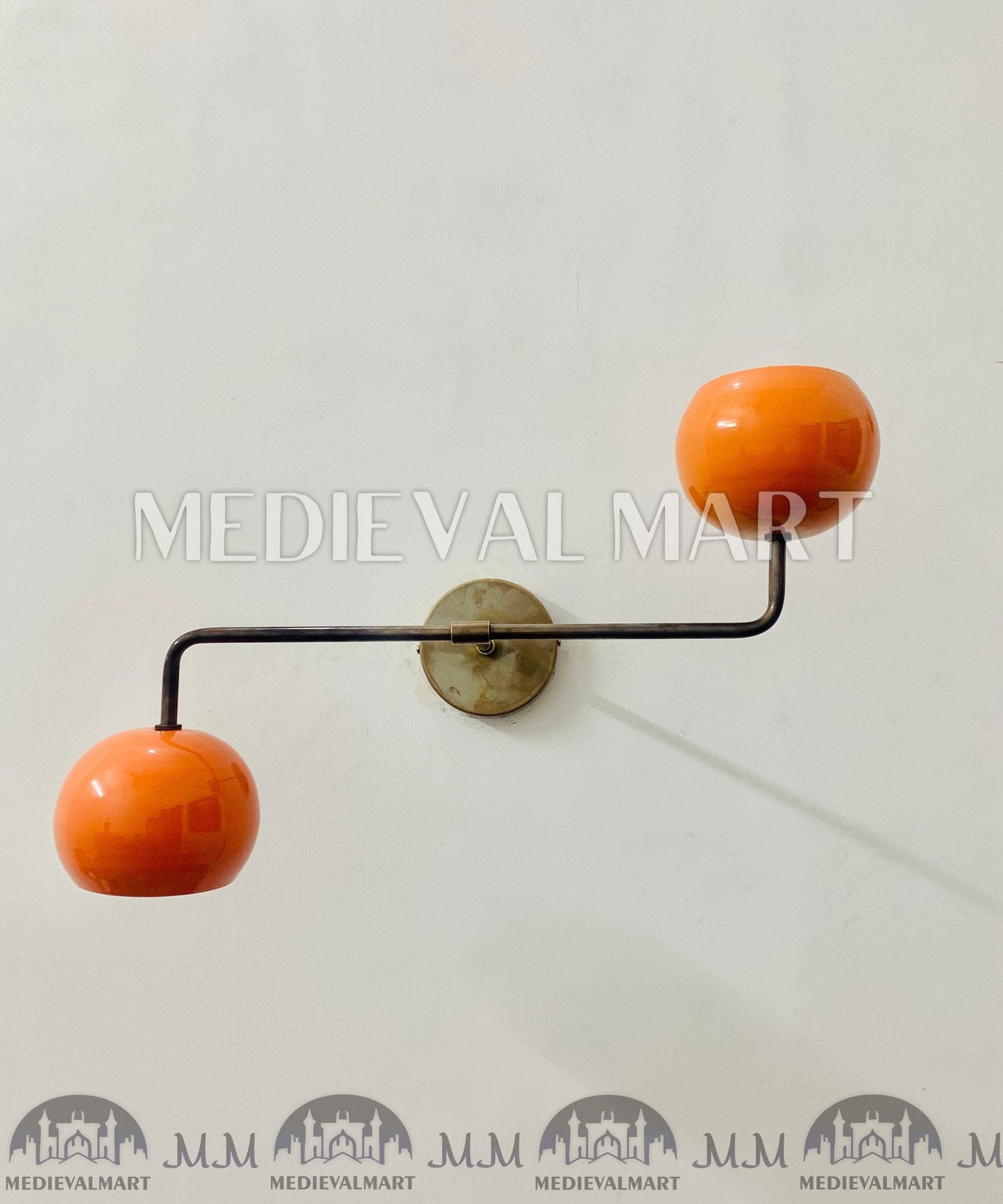 MEDIEVALMART AU European Greaves Knight English Legs Armor "Buff Polish"