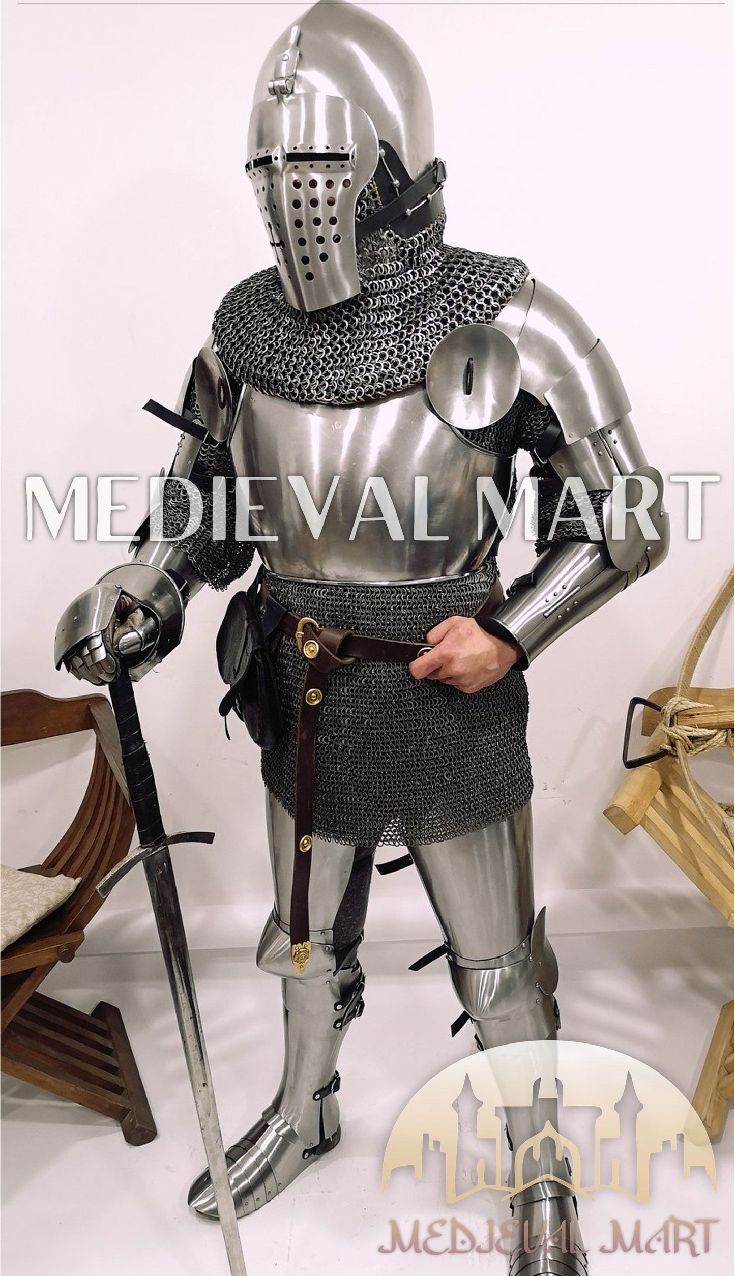 MEDIEVALMART AU Antique Finish “100 Years Calendar” Engraved Compass W/H “VintageVault” Case | Gift For Dad, Gift For Mom