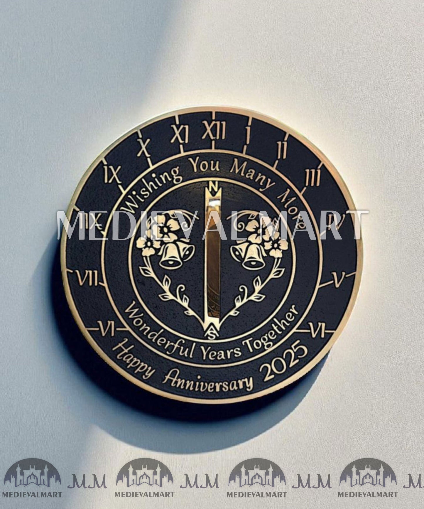 MEDIEVALMART AU Iconic Viking's Jarl Borg Iron Spikes  Battleworn Viking Wooden Shield | Gifts For Dad