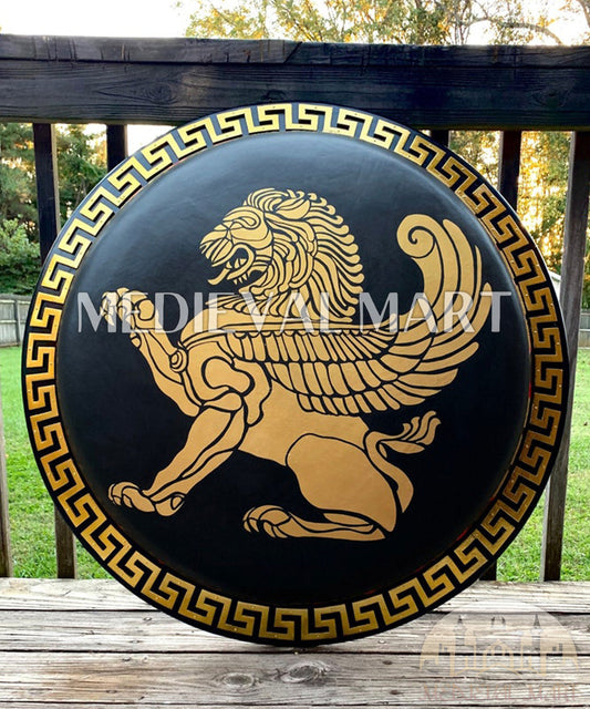 MEDIEVALMART AU First Avengers Steve Rogers Damaged Shield | Gift for Cosplayer