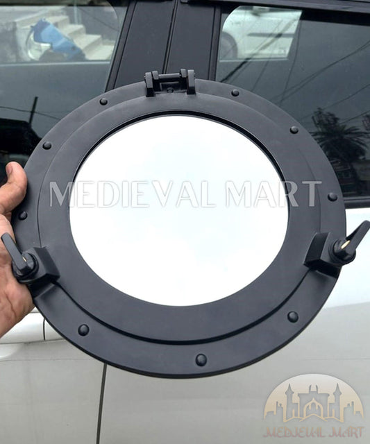 MEDIEVALMART AU Hand Forged Medieval Twisted Troll Cross Iron Pendent With Leather Cord