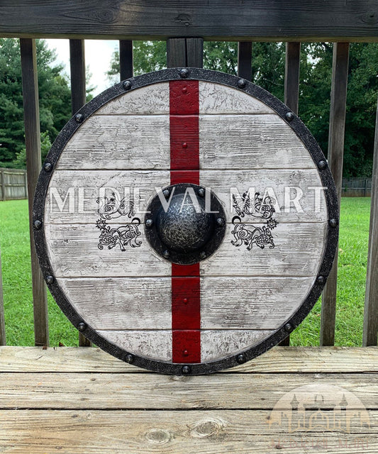 MEDIEVALMART AU First Avengers Steve Rogers Damaged Shield | Gift for Cosplayer