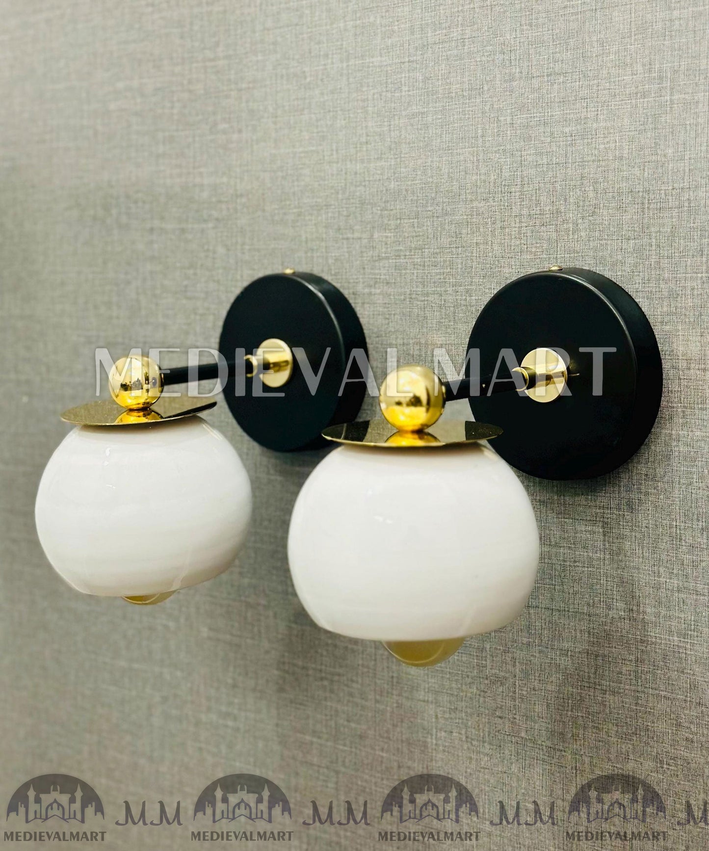 MEDIEVALMART AU European Greaves Knight English Legs Armor "Buff Polish"