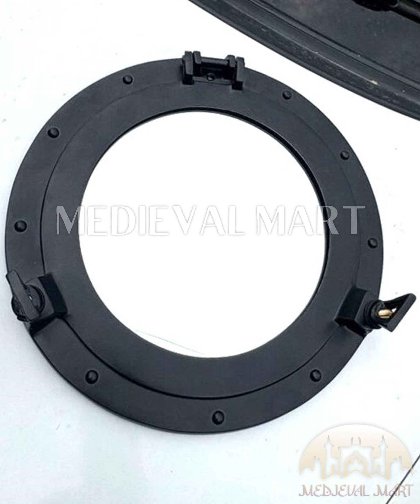 MEDIEVALMART AU Hand Forged Medieval Twisted Troll Cross Iron Pendent With Leather Cord