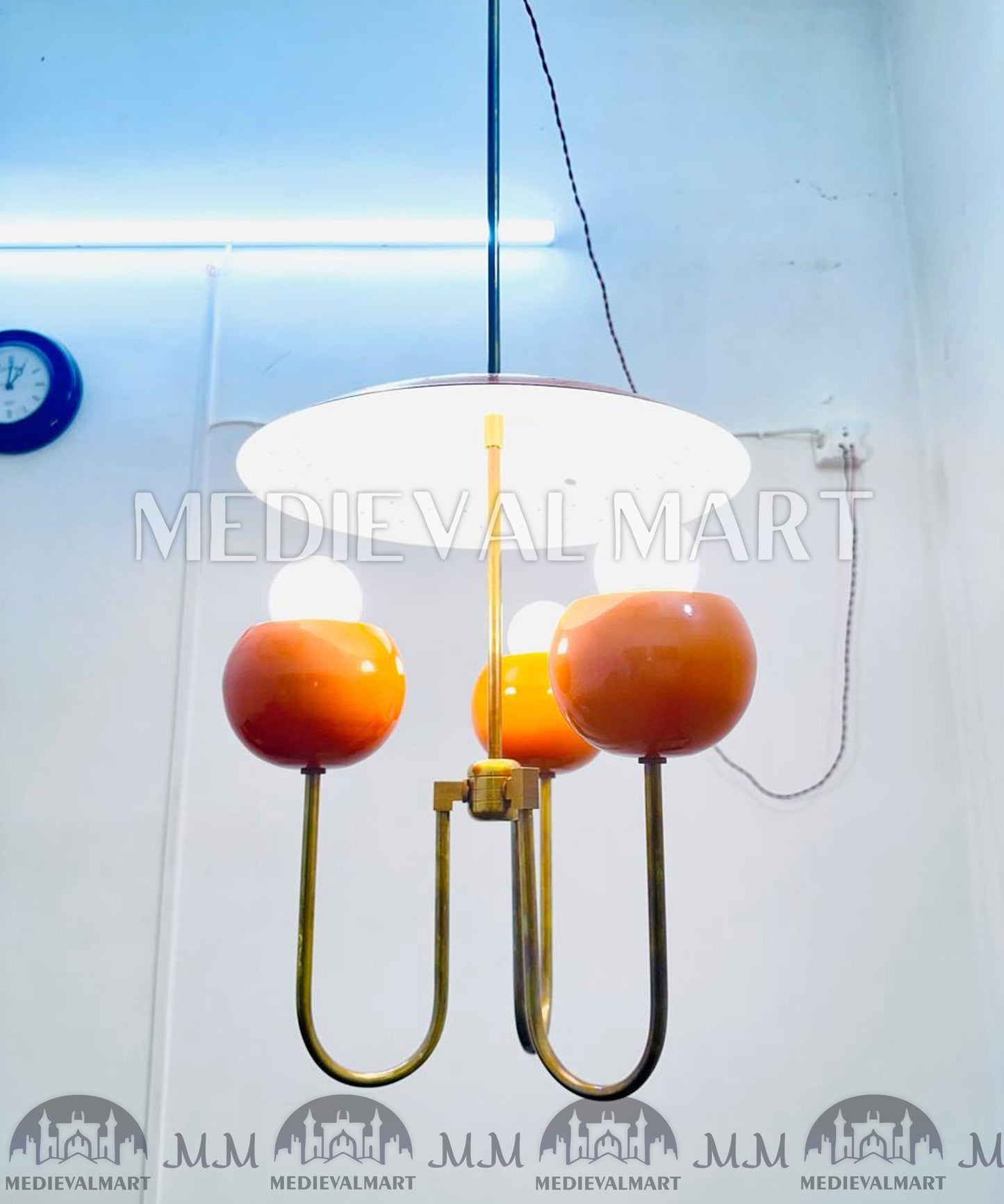 MEDIEVALMART AU European Greaves Knight English Legs Armor "Buff Polish"