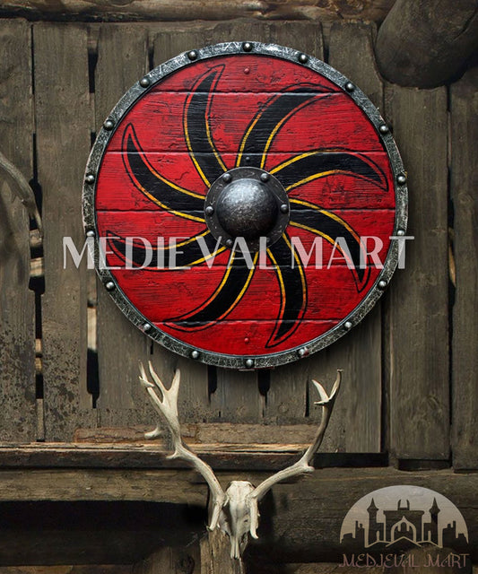 MEDIEVALMART AU First Avengers Steve Rogers Damaged Shield | Gift for Cosplayer