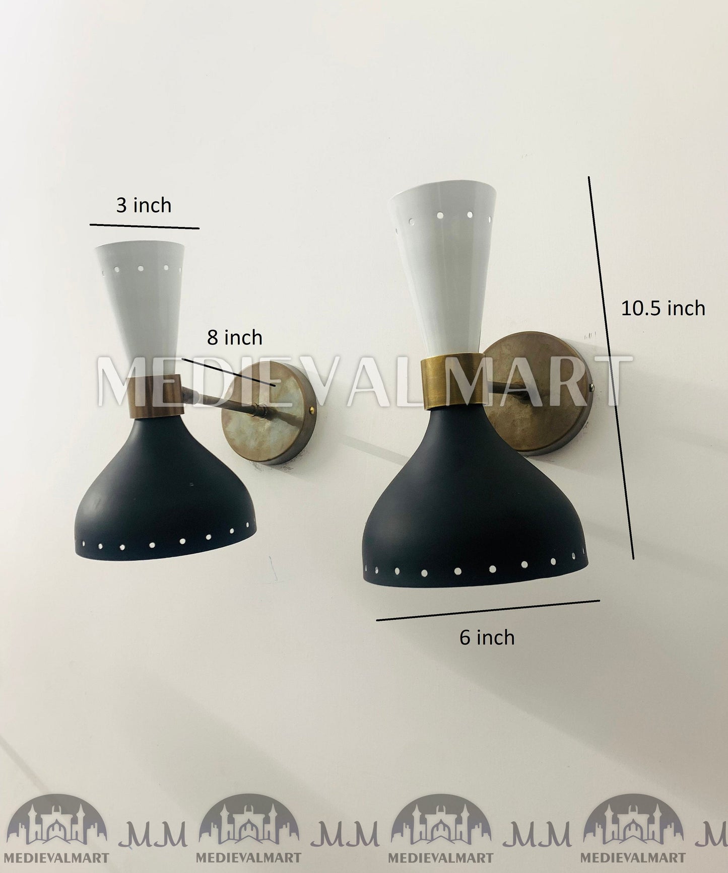 MEDIEVALMART AU European Greaves Knight English Legs Armor "Buff Polish"