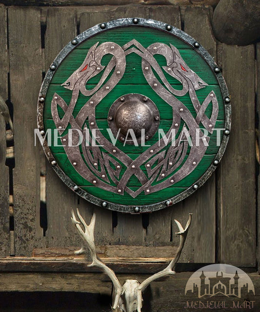 MEDIEVALMART AU First Avengers Steve Rogers Damaged Shield | Gift for Cosplayer