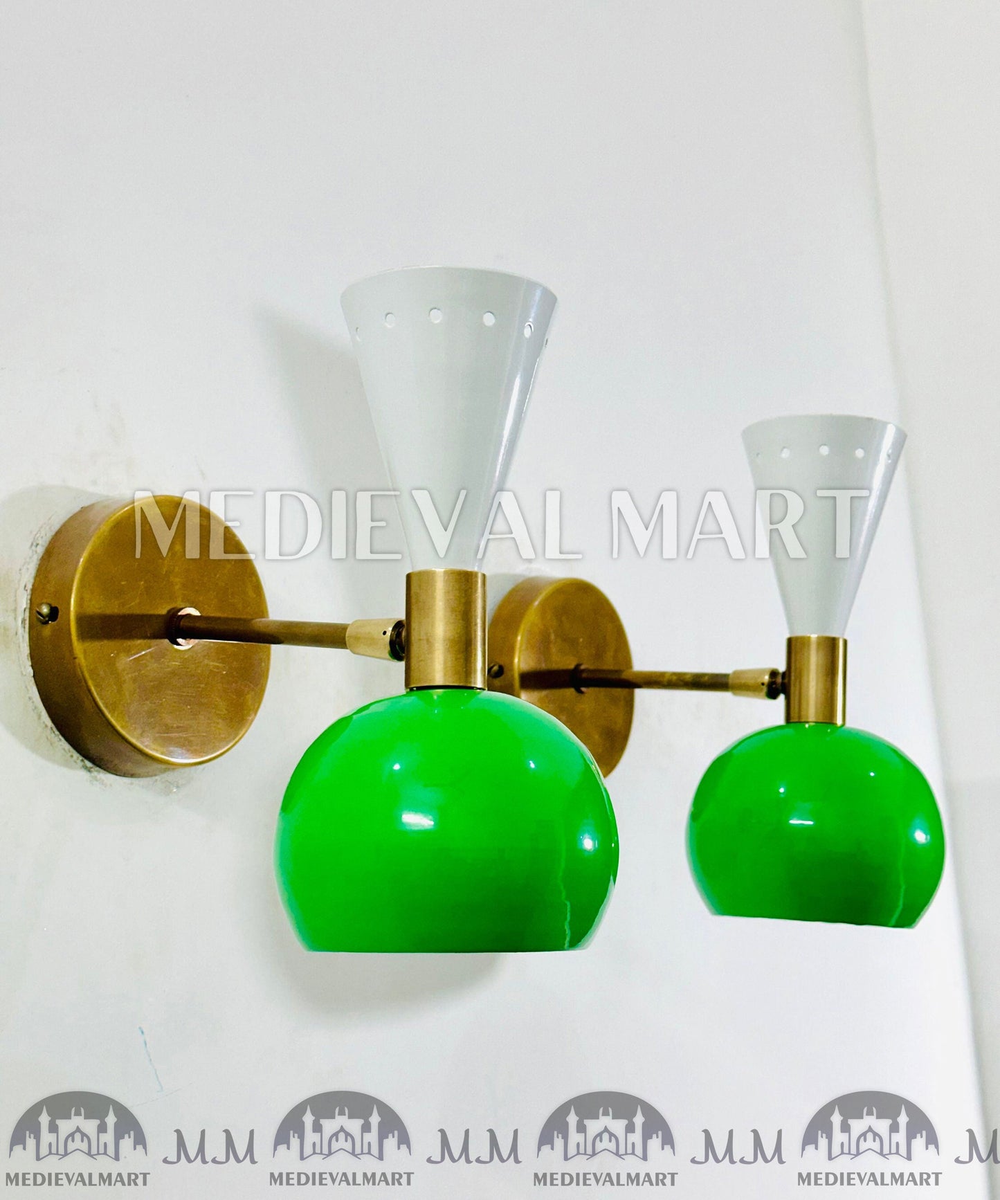 MEDIEVALMART AU European Greaves Knight English Legs Armor "Buff Polish"