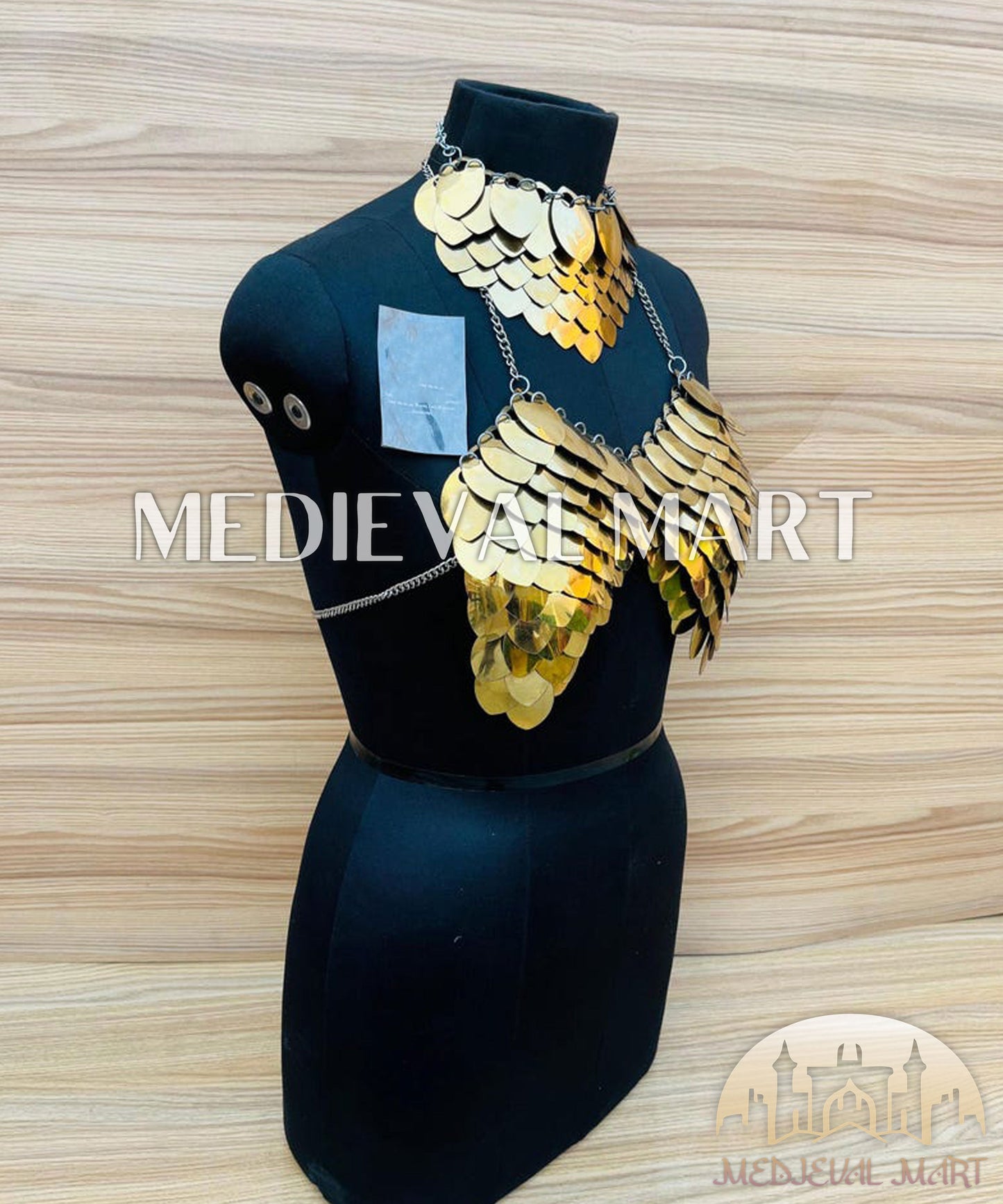 MEDIEVALMART AU Iconic Viking's Jarl Borg Iron Spikes  Battleworn Viking Wooden Shield | Gifts For Dad